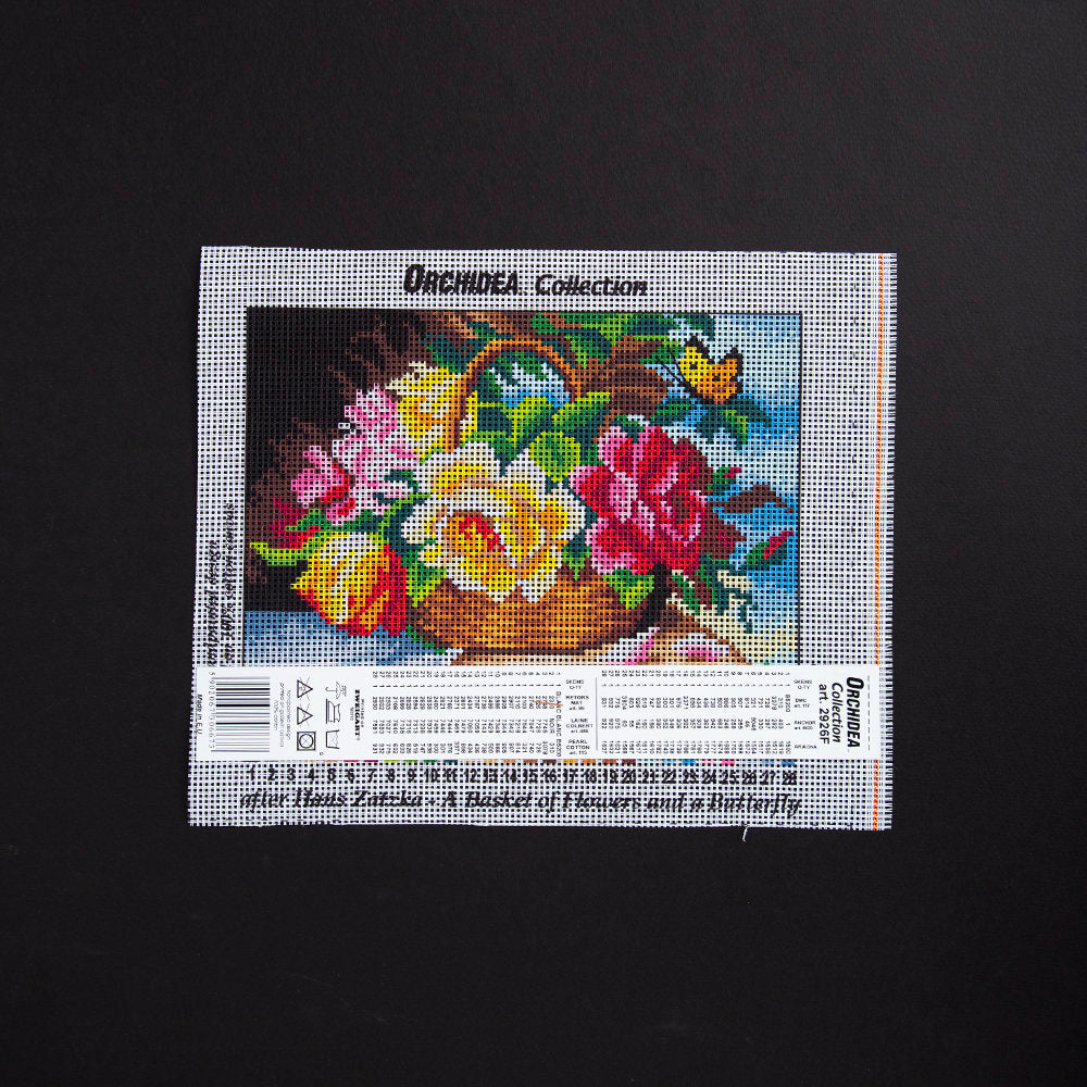 ORCHİDEA 18x24 cm Kelebekli Çiçek Sepeti 2926F